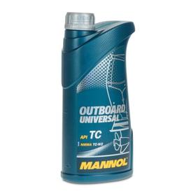 Масло моторное MANNOL 2T мин. Outboard Universal, 1 л 3946766