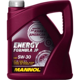 Масло моторное MANNOL 5w30 син. Energy Formula JP, 4 л