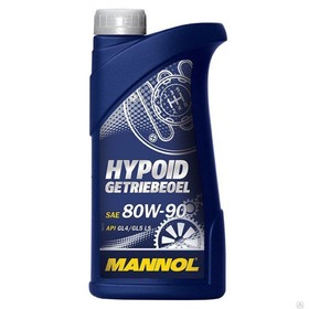 Масло трансмиссионное MANNOL 80w90 мин. Hypoid Getriebeoel, 1 л 3946872