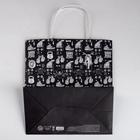 Пакет подарочный крафт «С Днём защитника Отечества», 32 х 28 х 15 см 4515424