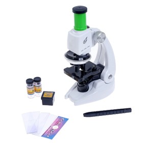 Микроскоп детский «Юный исследователь», с подсветкой и аксессуарами, 9 предметов, в пакете