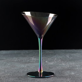 Бокал стеклянный для мартини «Иллюзия», 180 мл, 11,5×11×20 см, цвет хамелеон