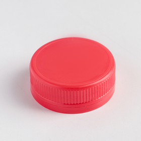 Крышка одноразовая к бутылкам молочным 38 мм, на: 0,3 л; 0,5 л; 1 л, цвет красный