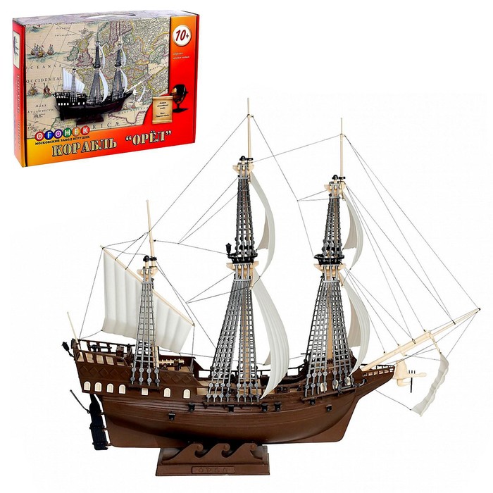 Сборная модель-копия "Парусный военный корабль "Орёл"