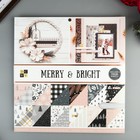 Набор бумаги для скрапбукинга DCWV - Коллекция «Merry & Bright» - 30.5х30.5 см Набор бумаги для скрапбукинга DCWV - Коллекция «Merry & Bright» - 30.5х30.5 см