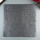 Глиттерный кардсток American Crafts - Charcoal Глиттерный кардсток American Crafts - Charcoal
