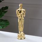 Статуэтка "Оскар стандарт", булат, золотистая, керамика, 32 см - фото 6654309