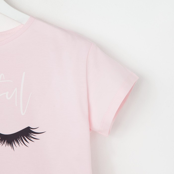 Футболка женская KAFTAN "Beautiful", розовый, р-р 48-50 - фото 798401573