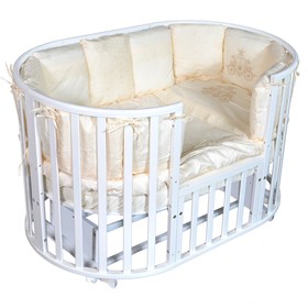 Детская кровать Oliver Gabriella Plus 6 в 1, универсальный маятник, цвет белый