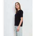 Футболка женская MINAKU Basic line, цвет чёрный, размер 42 - фото 803252033