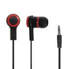 LuazON headphones, vacuum, black-red LuazON headphones, vacuum, black-red