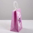 Пакет подарочный крафт «8 Марта», 12 × 21 × 9 см 4544683