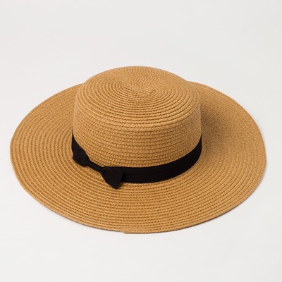 Hat womens MINAKU "Summer", size 56-58, color brown