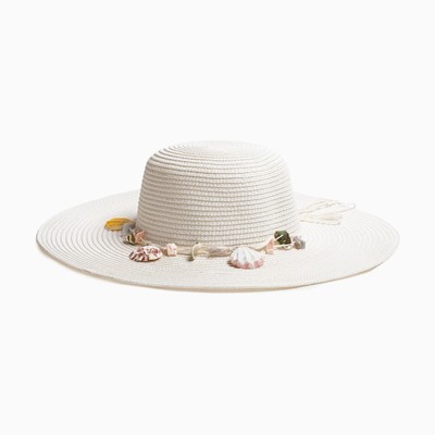 Hat womens MINAKU "Ocean", size 56-58, color white