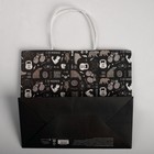 Пакет подарочный крафт «С Днем защитника Отечества», 25 х 22 х 12 см 4515423