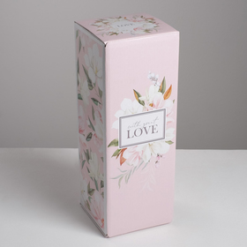 Коробка складная With love, 12 х 33,6 х 12 см