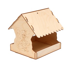 Кормушка для птиц «Мышь новогодняя», 22 × 20 × 22 см, Greengo
