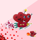 Card under candy "With Love" 7 x 9 cm Card under candy "With Love" 7 x 9 cm