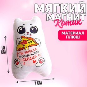 Мягкая игрушка-магнит «Ты украла кусочек моего сердца» в Донецке