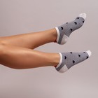 Набор женских носков (5 пар) MINAKU «Сердечки», размер 36-37 (23 см) - фото 29062