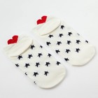 Набор женских носков (5 пар) MINAKU «Сердечки», размер 36-37 (23 см) - фото 29059