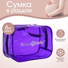 Hospital bag 23х32х17, color PVC, color purple
