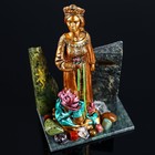 Souvenir "Mistress of copper mountain", 10х15х25 cm, serpentine, gypsum, minerals