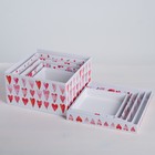 Набор подарочных коробок 5 в 1 «Love you», 22 х 22 х 12 - 14 х 14 х 8 см 4611603