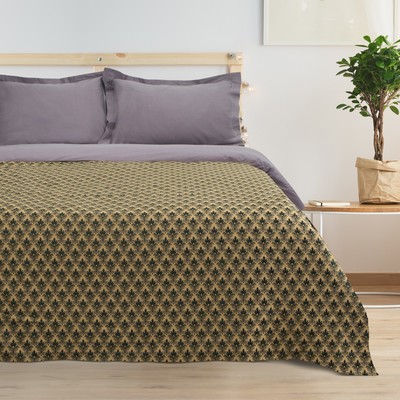 Bedspread tapestry Ethel "Italy", size 140x200 cm, color green