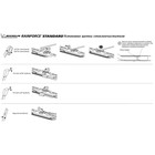 Щетка стеклоочистителя каркасная MICHELIN 16" (40 см), 13916 4819064 Щетка стеклоочистителя каркасная MICHELIN 16" (40 см), 13916 4819064
