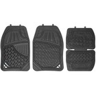 Универсальные коврики салона MICHELIN, 4 шт., ПВХ с линиями отреза, черный, 903-BLK 4819039 - фото 91987
