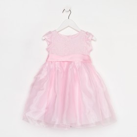 Платье для девочки, рост 80 см, цвет розовый