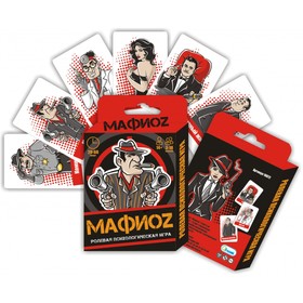 Карточная игра-мафия "МафиОZ" 18 игральных карт + 5 карт с правилами
