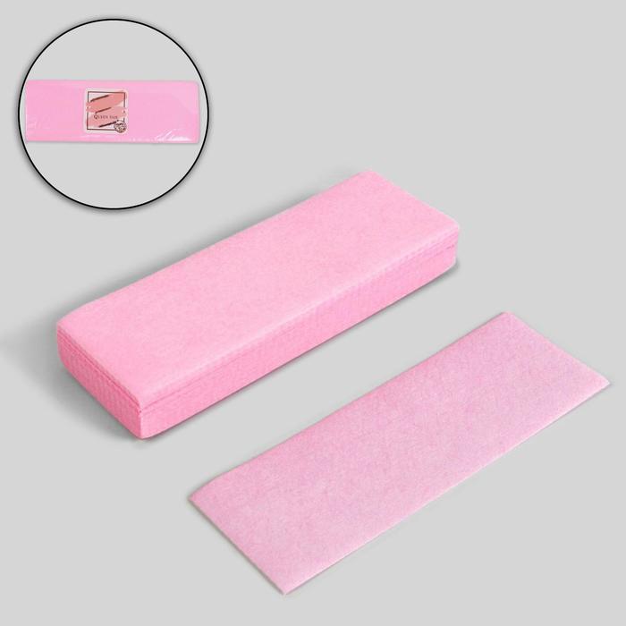 Полоски для депиляции, 20 × 7 см, 100 шт, цвет розовый