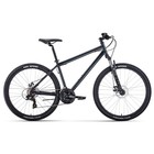 Велосипед 27,5" Forward Sporting 2.0 disc, 2020, цвет серый/чёрный, размер 19" Велосипед 27,5" Forward Sporting 2.0 disc, 2020, цвет серый/чёрный, размер 19"
