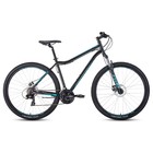 Велосипед 29" Forward Sporting 2.0 disc, 2020, цвет черный/бирюзовый, размер 17" Велосипед 29" Forward Sporting 2.0 disc, 2020, цвет черный/бирюзовый, размер 17"