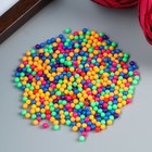 Набор декора для творчества пластик "Разноцветные шарики" 20 гр d=0,4 см - фото 793452