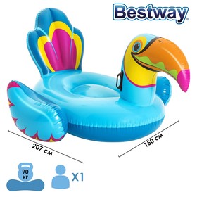 Toucan, inflatable swimming toy, 207 x 150 cm, 41126 Bestway