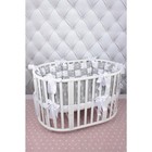 Бортик в кроватку Royal care, 6 предметов, бязь, цвет серый Бортик в кроватку Royal care, 6 предметов, бязь, цвет серый
