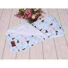 Плед Soft Collection, размер 85 × 95 см, принт треугольники Плед Soft Collection, размер 85 × 95 см, принт треугольники