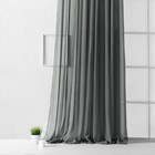 Портьера «Виви», размер 300 х 270 см, цвет серый - фото 6727400
