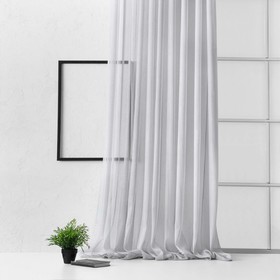 Портьера «Лоунли», размер 300 х 270 см, цвет серый