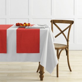 Комплект дорожек на стол «Ибица», размер 43 х 140 см - 4 шт, цвет терракотовый