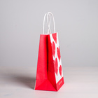 Пакет подарочный крафт «With LOVE», 12 х 21 х 9 см 4515263