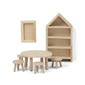 Набор деревянной мебели для домика «Столовая»