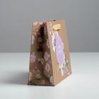 Пакет крафтовый горизонтальный «Самой Лучшей», MS 23 × 18 × 10 см 4567808