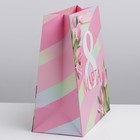 Пакет ламинированный вертикальный «8 Марта», ML 23 × 27 × 11.5 см 4569587