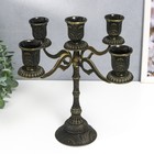 Metal candle holder for 5 of candles "Raja" bronze 22,5х23х23 cm