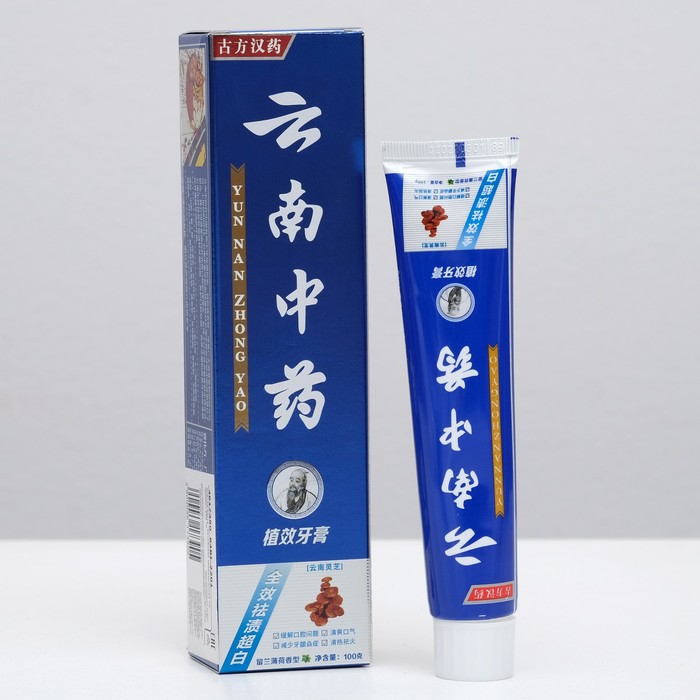 Зубная паста "Китайская традиционная на травах" суперсвежая белизна 100 гр