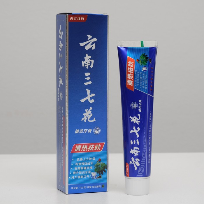 Зубная паста "Китайская традиционная на травах", освежающая 100 гр